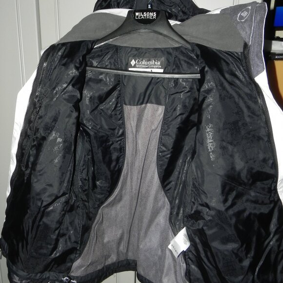 Columbia Women's Ski Jacket Interchange Omni-Tech Size L /Incl Gloves. - Picture 3 of 16